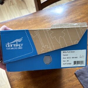 Dansko Milly Camel Full Grain Shoes